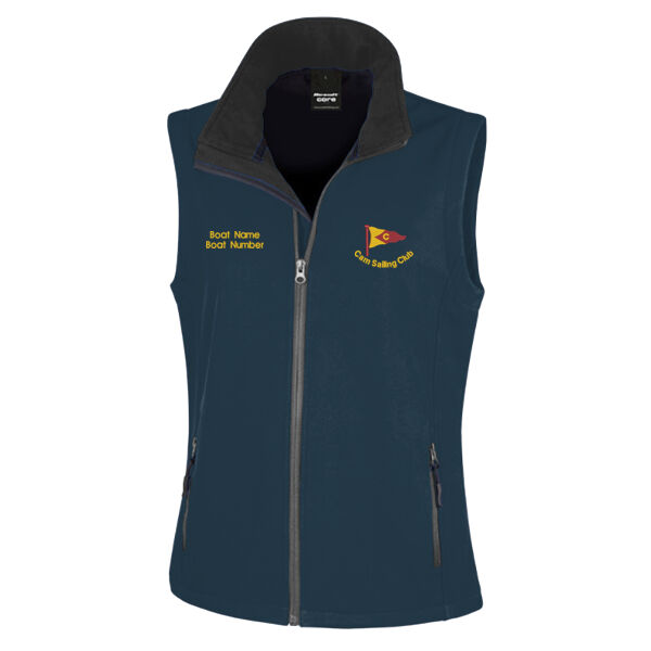 Personalised CSC Ladies Softshell Gilet  Thumbnail